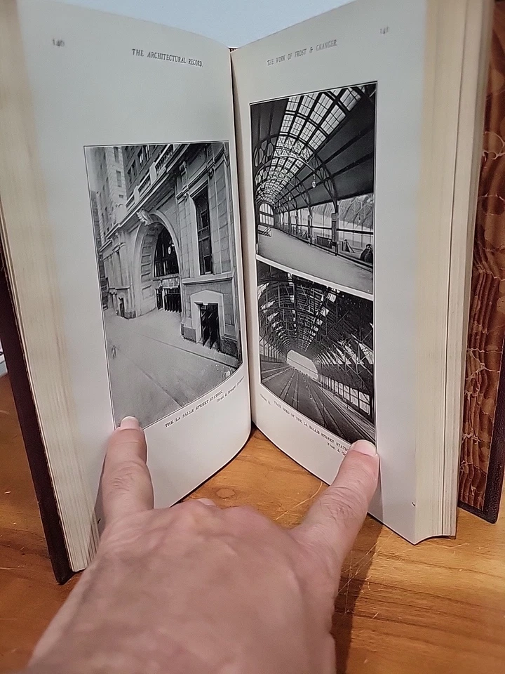 Architectural Record Leather Bound 1905 July - Dec. Illustrated Architecture  - Image 4 of 4