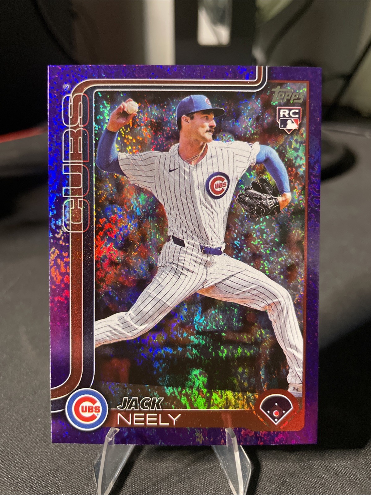 2025 Topps #478 - Jack Neely (RC) Purple Holo Foil #/250 NM-MT Chicago Cubs💎💎