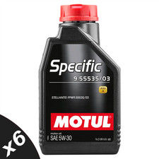 Motul Specific 9.55535/03 5W-30 Fully Synthetic Engine Oil PSA B71 2297 6x1L