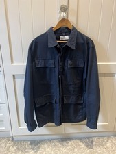 Universal Works Navy Blue Over Shirt Chore Jacket  XL