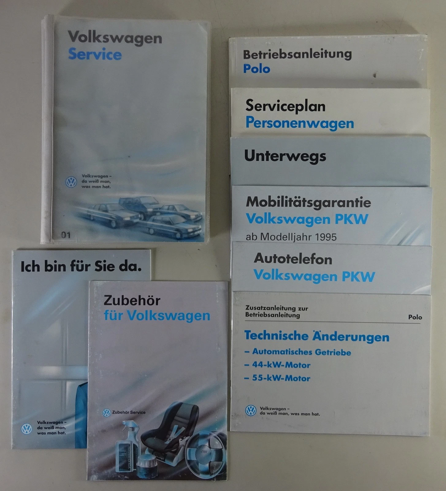 Car Owner’s Manual / Operating Instructions VW Polo Type 6N 01/1995