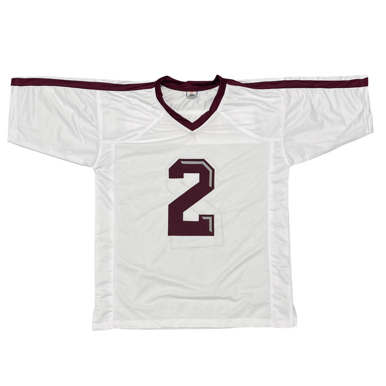 Johnny Manziel Signed Texas A&M Custom Jersey w/ 12 Heisman Beckett Wit BAS COA