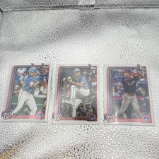 Topps Update Series 2025 Rookie Lile Lord Hassell Nationals 3 Card Lot