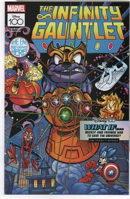 AMAZING SPIDER-MAN #23   LORENZO PASTROVICCHIO   DISNEY 100 INFINITY GAUNTLET