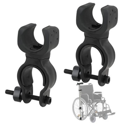 Giantree 2Pcs Black Cane Holder for the Walker, Stick Universal Crutches Stick B