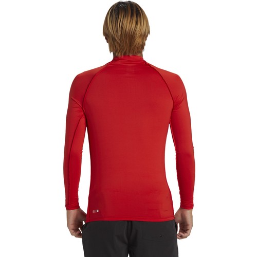 Quiksilver Mens Saturn Long Sleeve UV Protect Surf Surfing Rash Guard Vest Top - Picture 2 of 4