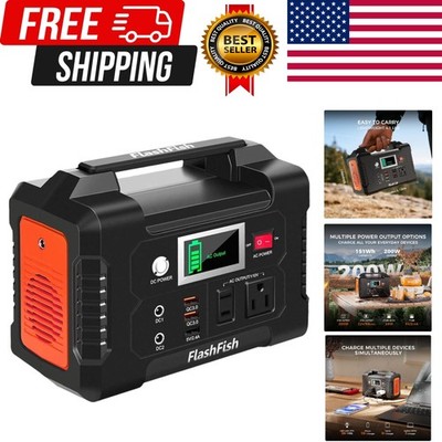 Portable Power Station 200W, 40800mAh Backup Power Battery Pack With 110V AC ...