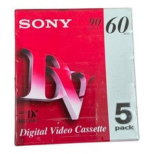  NEW Sony Mini DV Digital Video Cassette 60 min 5-Pack DVM60R3