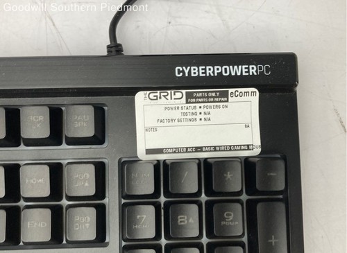 CyberpowerPC NOHI 02 LED Multimedia USB Wired Gaming Keyboard - Parts - 第 7/7 張圖片
