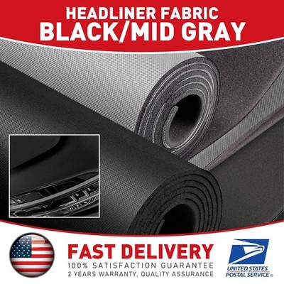 Flat Knit Headliner Fabric with Foam Backing for Car Ceiling Roof Fabric Repair
