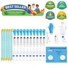 10-Piece AI Dog Breeding Kit: Safe  Sanitary Artificial Insemination Supplies