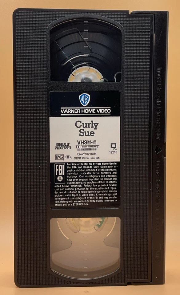 Curly Sue VHS 1991, 1998 **Buy 2 Get 1 Free** Foto 3 de 3