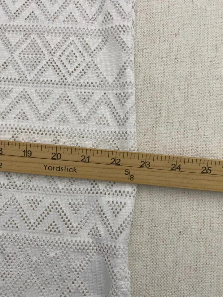 Top de mujer Jaclyn Smith grande blanco transparente con capucha cremallera manga corta Foto 4 de 4