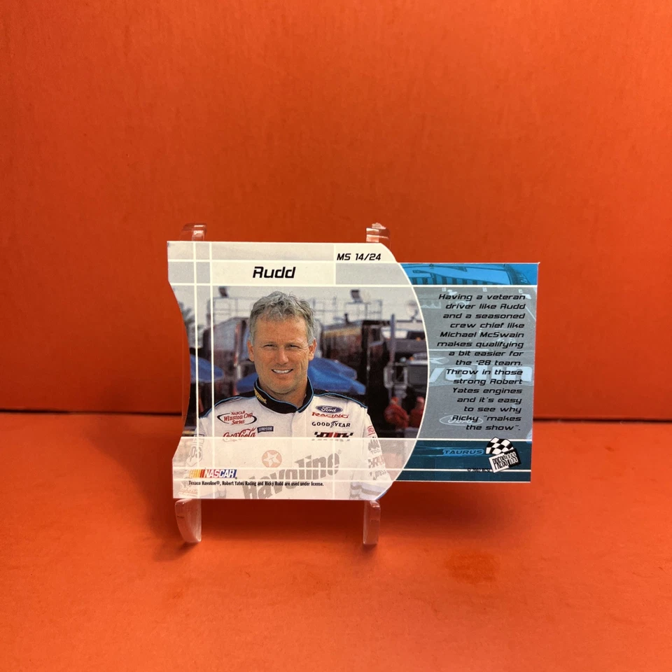 2002 Press Pass VIP Making the Show Ricky Rudd #MS14 NM🦄 - Image 2 of 2