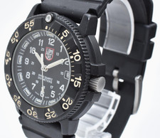 LUMINOX 3000/3900 V3 Quartz Mens Watch Black Dial Date Military Navy SEALs Diver