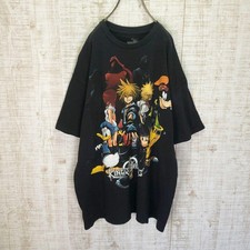 Kingdom Hearts 2000s Mickey Mouse Print Short Sleeve T-Shirt Vintage Style
