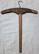 GRUCCIA  ATTACCAPANNI STAMPELLA  APPENDIABITI  LEGNO VINTAGE 51x36 cm