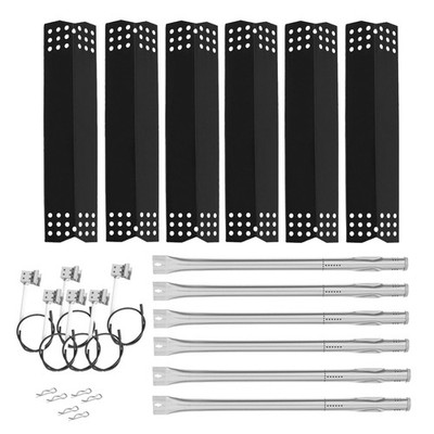 Burners Heat Plates for Expert Grill 720-0969GA 6-Pack 14 9/16'' x 3 1/4''