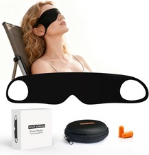 MIUTARMINI Ultra-Thin Outdoor Sleep Mask 0.3mm 5g, Breathable Travel Eye Mask