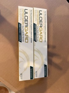 2 Boxes Of ULCERGARD Treatment Oral Paste For Horses 8 Total Doses - Expired