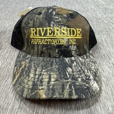 Mossy Oak Break Up Camo Hat Cap Snap Back Mesh Trucker Hunting Outdoors Grunge