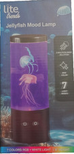 New Jellyfish Mood Lamp Night Light 7 Color Modes Relaxing Aquarium Desk Sealed