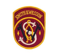 SMITH WESSON EMBROIDERED BRAND LOGO GUN PATCH