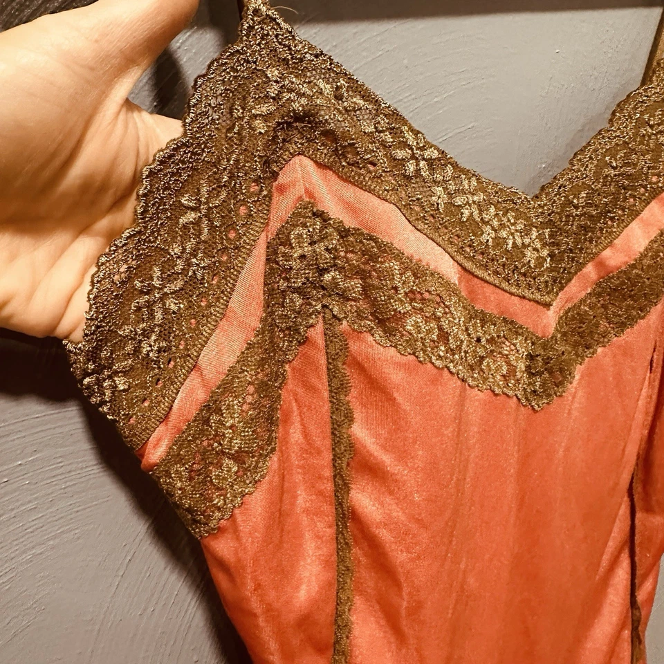 限量复古女式丝绸吊带背心花边装饰娃娃Croquette S Y2K仙女 — 第 3/4 张图片