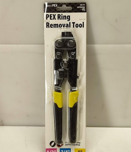 Apollo 1/2", 3/4", 1" Black PEX Crimp Ring Removal Tool Lightweight 69PTKD0009