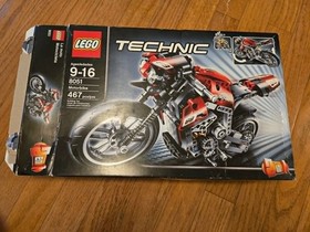 Lego 8051 Technic Motorbike Complete Set W/Box and instructions