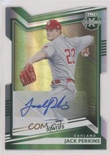 2022 Elite Extra Edition Status Signatures Die-Cut 6/31 Jack Perkins Auto 15t1