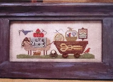 Homespun Elegance Counted Cross Stitch COUNTRY SPIRITS Delivering Needlewares