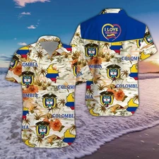 Colombia Hawaiian Shirt Unisex Adult Hw4360