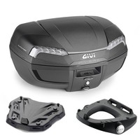 Givi Bauletto E46NT Mit Piastra V100 Mandello 1000 2025 Schwarz 46LT
