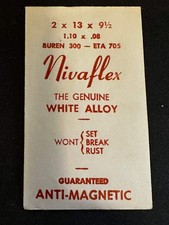 Nivaflex Mainspring for Buren caliber 300, ETA caliber 705 - Alloy