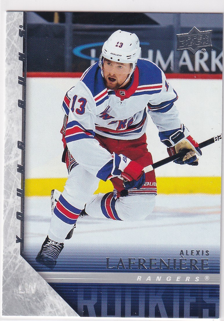 20/21 UD EXTENDED ALEXIS LAFRENIERE 05/06 TRIBUTE YOUNG GUNS RC ROOKIE #76
