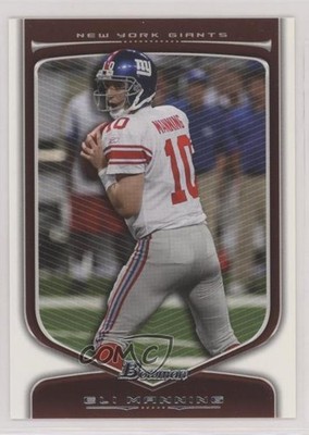2009 Bowman Draft Picks White 85/299 Eli Manning #3 1cn4