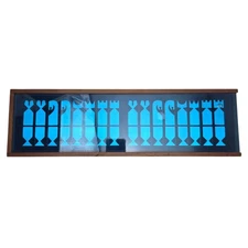 Vintage 1960's MCM Mid-Century Modernist Austin Cox Alcoa Aluminum Chess Set