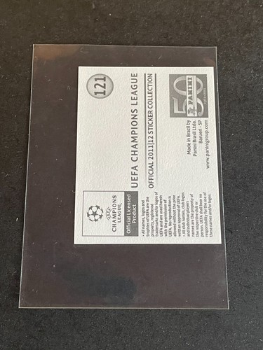 2011-12 Panini EDEN HAZARD UEFA Champions League Sticker #121 RC BELGIUM - Picture 2 of 2