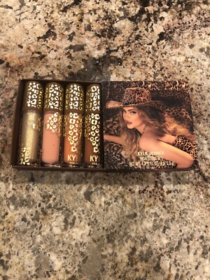 KYLIE JENNER Cosmetics HIGH GLOSS SET Lipstick LEOPARD COLLECTION