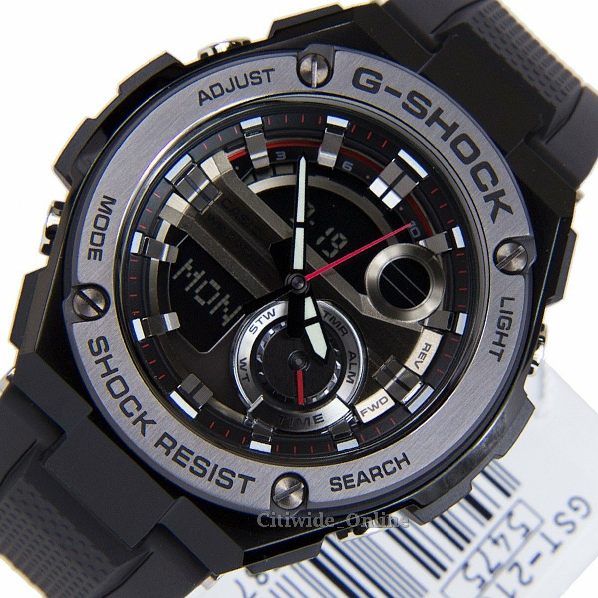 CASIO G-SHOCK G-STEEL WATCH Quartz 200 meters GST-210B-1A
