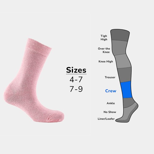 Cosyfeel® Women Socks Super Soft Cotton Thick Breathable 4-Pack Crew Socks - Picture 39 of 58