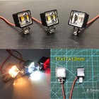2PCS LED Light Lamp Searchlight For Tamiya Axial SCX10 D90 TF2 1/10 Crawler Car