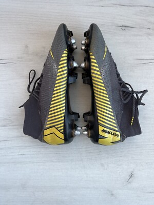 Nike Mercurial Superfly 360 Yellow Gray Elite Football Boots Cleats Soccer US8 