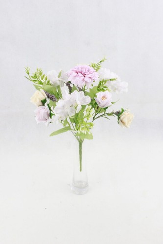 Künstliches Pastell Chrysantheme & Rose Bündel Tischstrauß Braut Hochzeitsdekor - Bild 6 von 6