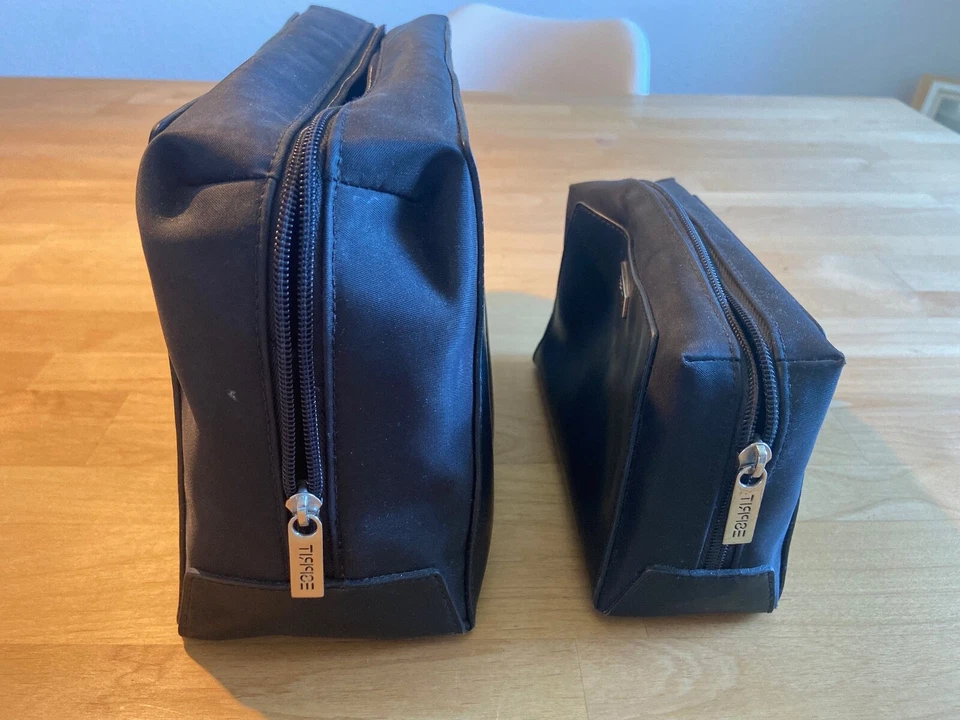 ESPRIT - Kultur- + Kosmetiktasche - schwarz uni - 27 x 18 x 10 / 18 x 11 x 7 cm - Bild 4 von 4