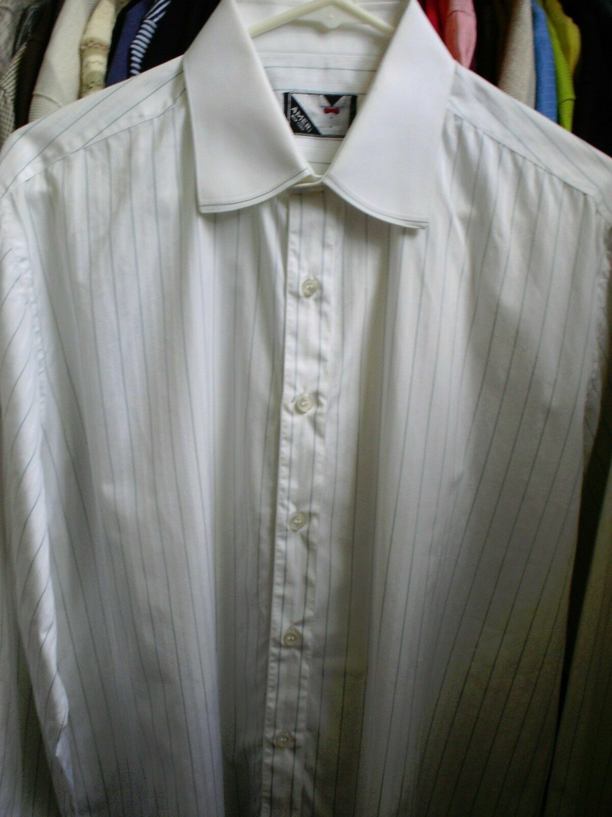 Sharp & Stylish AMERI Green Striped Italian Cotto… - image 1