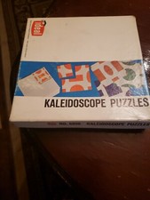 Vintage 1969 Ideal Kaleidoscope Puzzles - 12 Puzzles- Educational School 