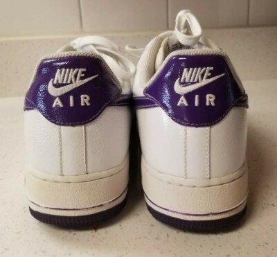 Nike Air Force 1 Purple Swoosh 2010 Mens Sz.10.5 Rare | eBay display picture 3