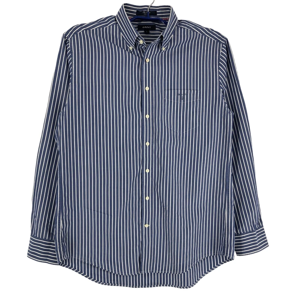 Chemise Homme GANT Manches Longues Coton, Taille L, Couleur Rose - Excellent État